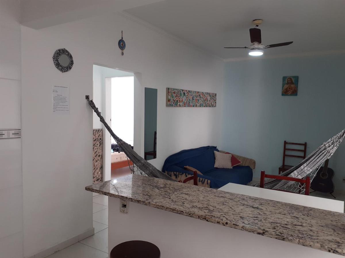 Apartamento Vento E Mar - 2 Quartos Com Sacada Na Quadra Da Praia Do Gonzaga Santos  Exterior photo